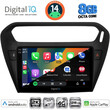 DIGITAL IQ BXK 20511BL_CPAA (9inc) MULTIMEDIA TABLET for CITROEN ELYSEE – PEUGEOT 301 mod. 2013> (BLACK)