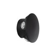 GLOBOSTAR® SOL 60689 Μοντέρνο Φωτιστικό Τοίχου - Απλίκα LED 8W 1000lm 30° AC 220-240V Αδιάβροχο IP65 Θερμό Λευκό 2700K - CREE XPE Chip & TÜV SÜD Driver - Μαύρο Ματ - Μ10 x Π5 x Υ10cm - 5 Χρόνια Εγγύηση