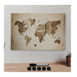 Μαγνητικός Πίνακας Ανακοινώσεων World Map 60 x 40 x 2 cm Bakaji 02839864