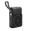 KM0913-B . Powerbank 10000mAh wireless με USB/USB-C/Lightning Mag Safe Kruger&Matz μαύρο