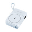 KM0913-BL . Powerbank 10000mAh wireless με USB/USB-C/Lightning Mag Safe Kruger&Matz γαλάζιο