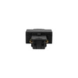 GLOBOSTAR® EUROTRACK-1PH 60903 Μονοφασικός Σύνδεσμος I Επέκτασης Ράγας 2 Καλωδίων 1L+1N για Σύστημα Ράγας Eurotrack-1PH AC 220-240V IP20 - Μαύρο Ματ - Μ9.3 x Π3.5 x Υ1.6cm