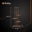 Ruhhy Ραφιέρα Φυτών 6 Επιπέδων Loft-Style από Μέταλλο – Μοντέρνος Οργανωτής Κήπου για το Σπίτι 26040