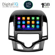 DIGITAL IQ RTA 1231_GPS CLIMA (9inc) MULTIMEDIA TABLET OEM HYUNDAI i30 mod. 2007-2012