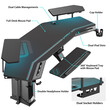 Gaming Γραφείο - Eureka Ergonomic® ERK-AED-E70B-V4 180x60x75εκ.