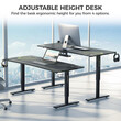 Gaming Γραφείο - Eureka Ergonomic® ERK-IM6301-BK 168x70x125εκ.