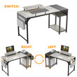 Γραφείο - Eureka Ergonomic® ZX-SS140B-OGB 140x60x76.2εκ.