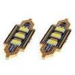 01450/AM . ΛΑΜΠΑΚΙΑ ΠΛΑΦΟΝΙΕΡΑΣ 39mm 12V 5.600K 3xSMD 5730 LED AMIO - 2 ΤΕΜ.