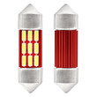 01631/AM . ΛΑΜΠΑΚΙΑ ΠΛΑΦΟΝΙΕΡΑΣ 31mm 12V 5.600K 12xSMD 4014 LED CAN-BUS  AMIO - 2 ΤΕΜ.