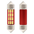 01633/AM . ΛΑΜΠΑΚΙΑ ΠΛΑΦΟΝΙΕΡΑΣ 39mm 12V 5.600K 16xSMD 4014 LED CAN-BUS  AMIO - 2 ΤΕΜ.