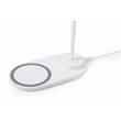 GEMBIRD DESK LAMP WITH WIRELESS CHARGER WHITE