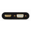 CABLEXPERT VGA TO HDMI+VGA ADAPTER CABLE 0,15M BLACK RETAIL PACK