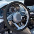 Autoline  ΚΑΛΥΜΜΑ ΤΙΜΟΝΙΟΥ ΔΕΡΜΑ ΜΑΥΡΟ 38cm
