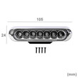 DLAA  ΠΡΟΒΟΛΕΙΣ DAYLIGHT LED ΜΠΛΕ 12V