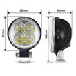 OEM  ΠΡΟΒΟΛΑΚΙ LED SPOT EPISTAR Φ 80mm 12W 10-30V 880LM, 6000-6500K