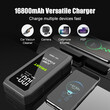 Autoline  Φορητός Εκκινητής Αυτοκινήτου 12V S603 & Power Bank 16800mAh με Φακό και USB