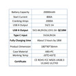 Autoline  Φορητός Εκκινητής Αυτοκινήτου 12V S901 & Power Bank 20.000mAh με Φακό και USB Autoline  Φορητός Εκκινητής Αυτοκινήτου 12V S901 & Power Bank 20.000mAh με Φακό και USB