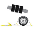 OEM  ΙΜΑΝΤΑΣ ΠΡΟΣΔΕΣΗΣ ΜΕ ΚΑΣΤΑΝΙΑ 5cm x 2,5m MAX 3200KG 1ΤΕΜ