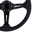 OEM  ΤΙΜΟΝΙ ΒΑΘΥ ΤΡΙΑΚΤΙΝΟ ΜΑΥΡΟ 35cm