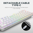 ARMAGGEDDON MECHANICAL KEYBOARD MKA-1C NEX WHITE TACTILE  BROWN SWITCH ARMAGGEDDON MECHANICAL KEYBOARD MKA-1C NEX WHITE TACTILE  BROWN SWITCH