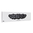 WHITE SHARK KEYBOARD WRIST REST KP-012 CUMULUS BLACK