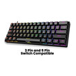ARMAGGEDDON MECHANICAL KEYBOARD MKA-1C NEX BLACK TACTILE  BROWN SWITCH ARMAGGEDDON MECHANICAL KEYBOARD MKA-1C NEX BLACK TACTILE  BROWN SWITCH