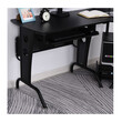 Μεταλλικό Γωνιακό Γραφείο με Θέση για Υπολογιστή 140 x 170 x 86.5 cm HOMCOM 920-058V01BK