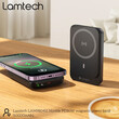 LAMTECH MAGNETIC 20W WIRELESS CHARGING POWER BANK 10000MAH BLACK