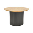 Tραπέζια σαλονιού Dovel pakoworld mdf σετ 2τεμ. sonoma-μαύρο Tραπέζια σαλονιού Dovel pakoworld mdf σετ 2τεμ. sonoma-μαύρο
