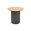 Tραπέζια σαλονιού Dovel pakoworld mdf σετ 2τεμ. sonoma-μαύρο Tραπέζια σαλονιού Dovel pakoworld mdf σετ 2τεμ. sonoma-μαύρο