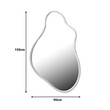 Καθρέπτης Decorde Inart ξύλο σε λευκή απόχρωση 90x3.5x150εκ Καθρέπτης Decorde Inart ξύλο σε λευκή απόχρωση 90x3.5x150εκ