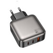 LAMTECH THREE PORTS GaN CHARGER PD45W GREY LAMTECH THREE PORTS GaN CHARGER PD45W GREY