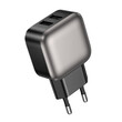 LAMTECH DUAL USB PORTABLE CHARGER 12W GREY LAMTECH DUAL USB PORTABLE CHARGER 12W GREY