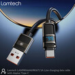 LAMTECH USB TO TYPE-C 5A HIGH POWER DISPLAY CHARGE & DATA CABLE 66W 1.2M BLACK LAMTECH USB TO TYPE-C 5A HIGH POWER DISPLAY CHARGE & DATA CABLE 66W 1.2M BLACK