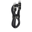 LAMTECH TYPE-C TO TYPE-C 3A HIGH POWER DISPLAY CHARGE & DATA CABLE 60W 1.2M BLACK LAMTECH TYPE-C TO TYPE-C 3A HIGH POWER DISPLAY CHARGE & DATA CABLE 60W 1.2M BLACK
