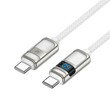 LAMTECH TYPE-C TO TYPE-C 3A HIGH POWER DISPLAY CHARGE & DATA CABLE 60W 1.2M WHITE LAMTECH TYPE-C TO TYPE-C 3A HIGH POWER DISPLAY CHARGE & DATA CABLE 60W 1.2M WHITE