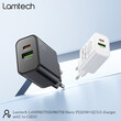 LAMTECH DUAL PORT QC3.0/PD20W CHARGER WITH TYPE-C TO TYPE-C CABLE 60W 1M BLACK LAMTECH DUAL PORT QC3.0/PD20W CHARGER WITH TYPE-C TO TYPE-C CABLE 60W 1M BLACK
