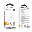 LAMTECH DUAL PORT QC3.0/PD20W CHARGER WITH TYPE-C TO TYPE-C CABLE 60W 1M WHITE LAMTECH DUAL PORT QC3.0/PD20W CHARGER WITH TYPE-C TO TYPE-C CABLE 60W 1M WHITE
