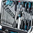 BORMANN Pro   BHT5210   ΕΡΓΑΛΕΙΑ ΣΕΤ 132ΤΜΧ CR-V ΣΕ ΤΡΟΧΗΛΑΤΗ ΒΑΛΙΤΣΑ ABS