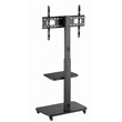 GEMBIRD TV FLOOR STAND WITH CASTER WHEELS 37'-75' VESA 600X400 BLACK