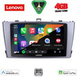 LENOVO LVE 8705_CPAA (9inc) MULTIMEDIA TABLET for TOYOTA AVENSIS (T27) mod. 2009-2015