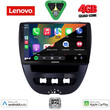 LENOVO LVE 8707_CPAA (10inc) MULTIMEDIA TABLET for CITROEN C1-PEUGEOT 107-TOYOTA AYGO mod. 2005-2014