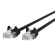 NETWORK CABLE, CAT5E, STP, RJ45M/M ,2M ,BLK ,PATCH ,SNAGLESS