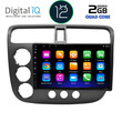 DIGITAL IQ RTB 2187_GPS (9inc) MULTIMEDIA TABLET OEM HONDA CIVIC 4D mod. 2001-2006