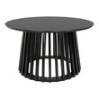 Τραπέζι σαλονιού Domonic pakoworld mdf σε μαύρη απόχρωση Φ80x45εκ Τραπέζι σαλονιού Domonic pakoworld mdf σε μαύρη απόχρωση Φ80x45εκ