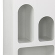 Βιβλιοθήκη Emersi pakoworld mdf σε λευκή απόχρωση 48x35x180εκ