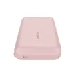 BOOSTCHARGE POWER BANK 10K, 20W PD with integrated USB-C Cable, Pink