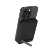 8K Qi2 15W, MAGNETIC WIRELESS POWER BANK + KICK STAND, BLACK