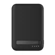 8K Qi2 15W, MAGNETIC WIRELESS POWER BANK + KICK STAND, BLACK