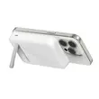 8K Qi2 15W, MAGNETIC WIRELESS POWER BANK + KICK STAND, WHITE